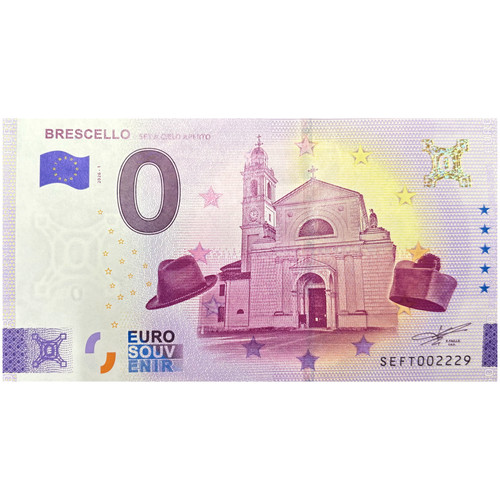 Zero euro souvenir - zero,